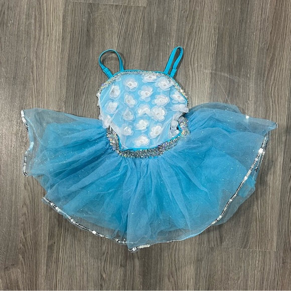 Layla’s Dance Costumes Blue Tutu Ballet Dance Costume - Picture 1 of 4